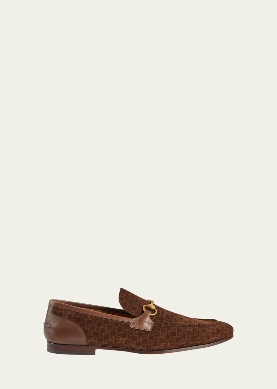 Men s Jordaan Monogram Suede Bit Loafers