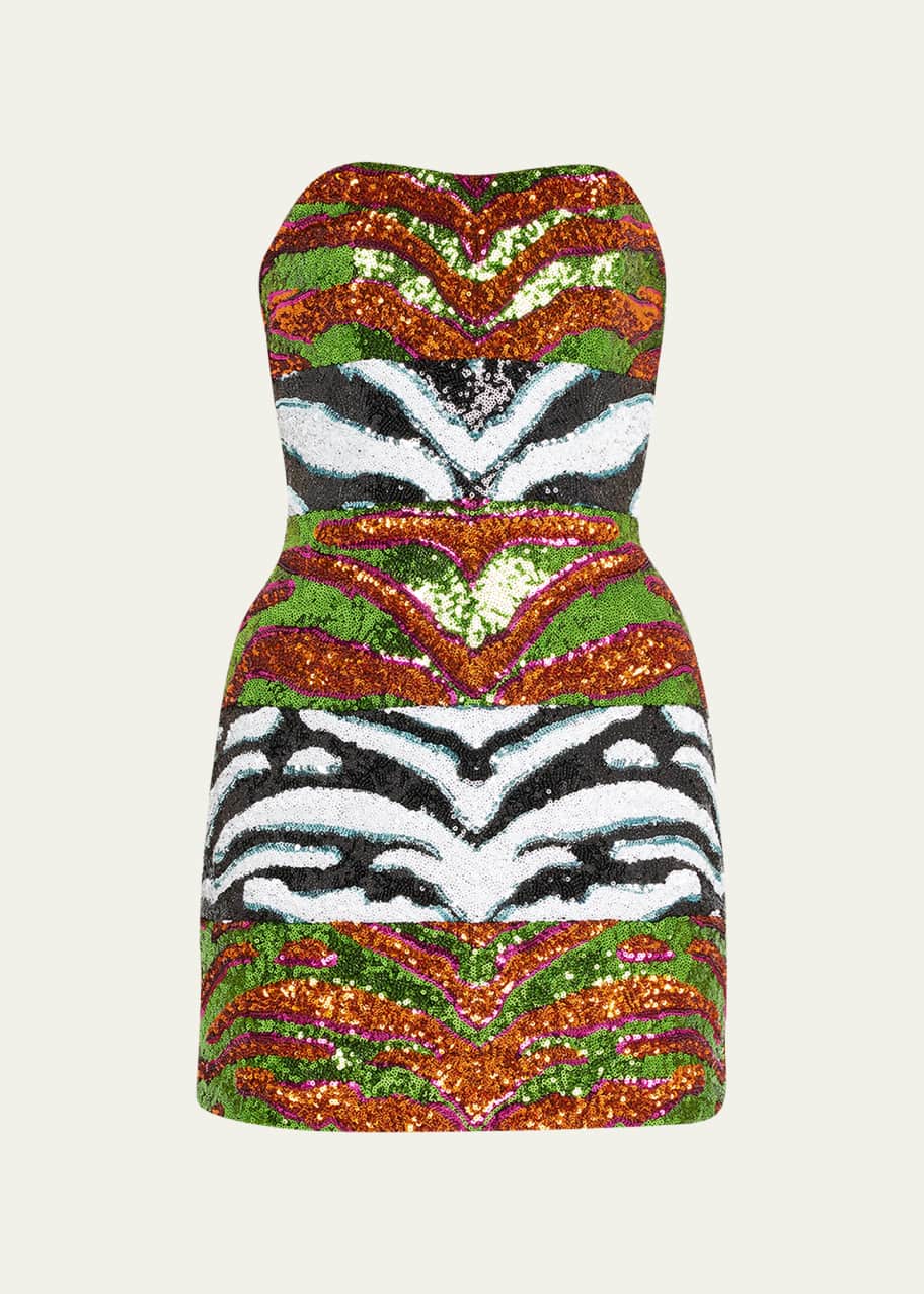knee length dresses for ladies Glitz And Glamour Sequin Mini Dress main image 0