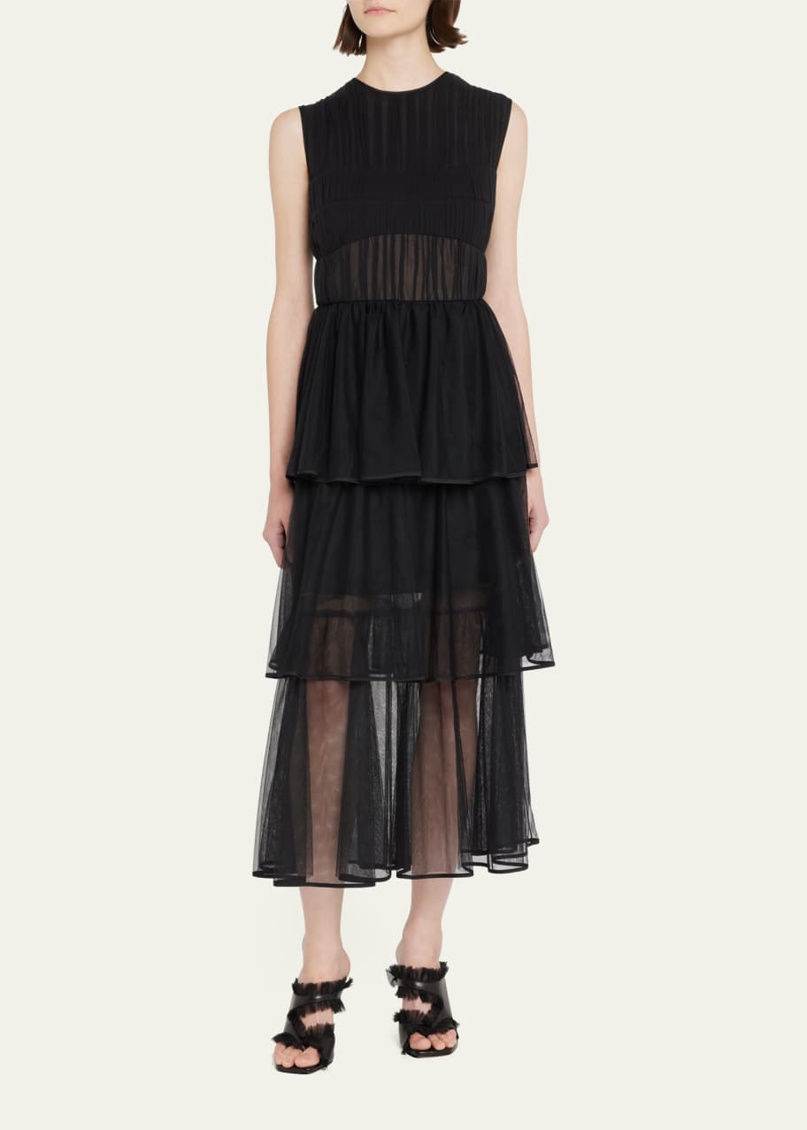 midi dress fancy Zora One Shoulder Pleated Midi Dress