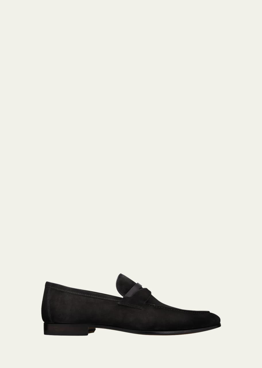 Magnanni Men's Sasso Leather Penny Loafers - Bergdorf Goodman