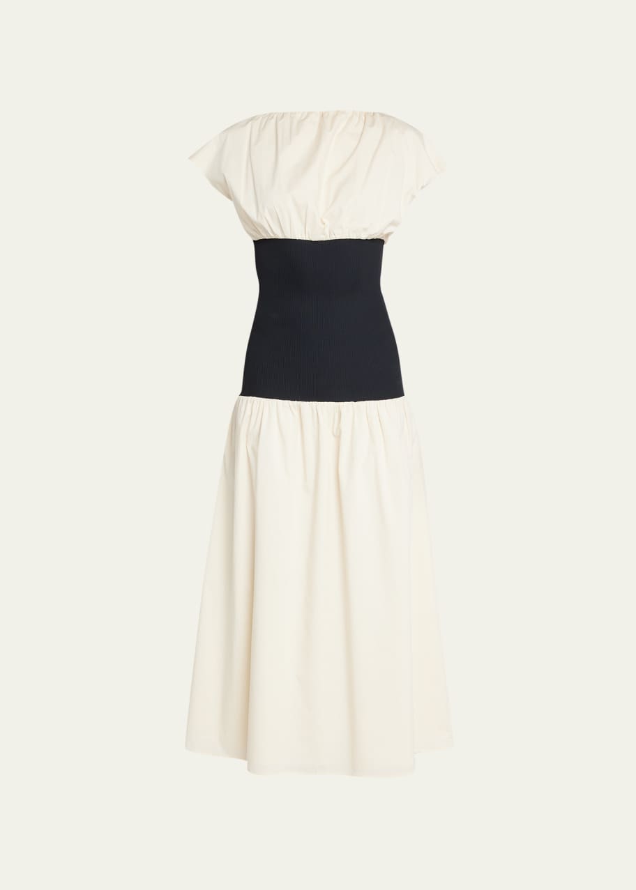 Ambrose Drop-Waist Midi Dress