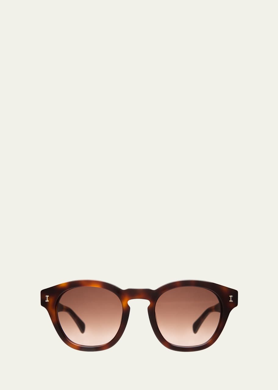 Image 1 of 1: Madison Round Acetate Sunglasses