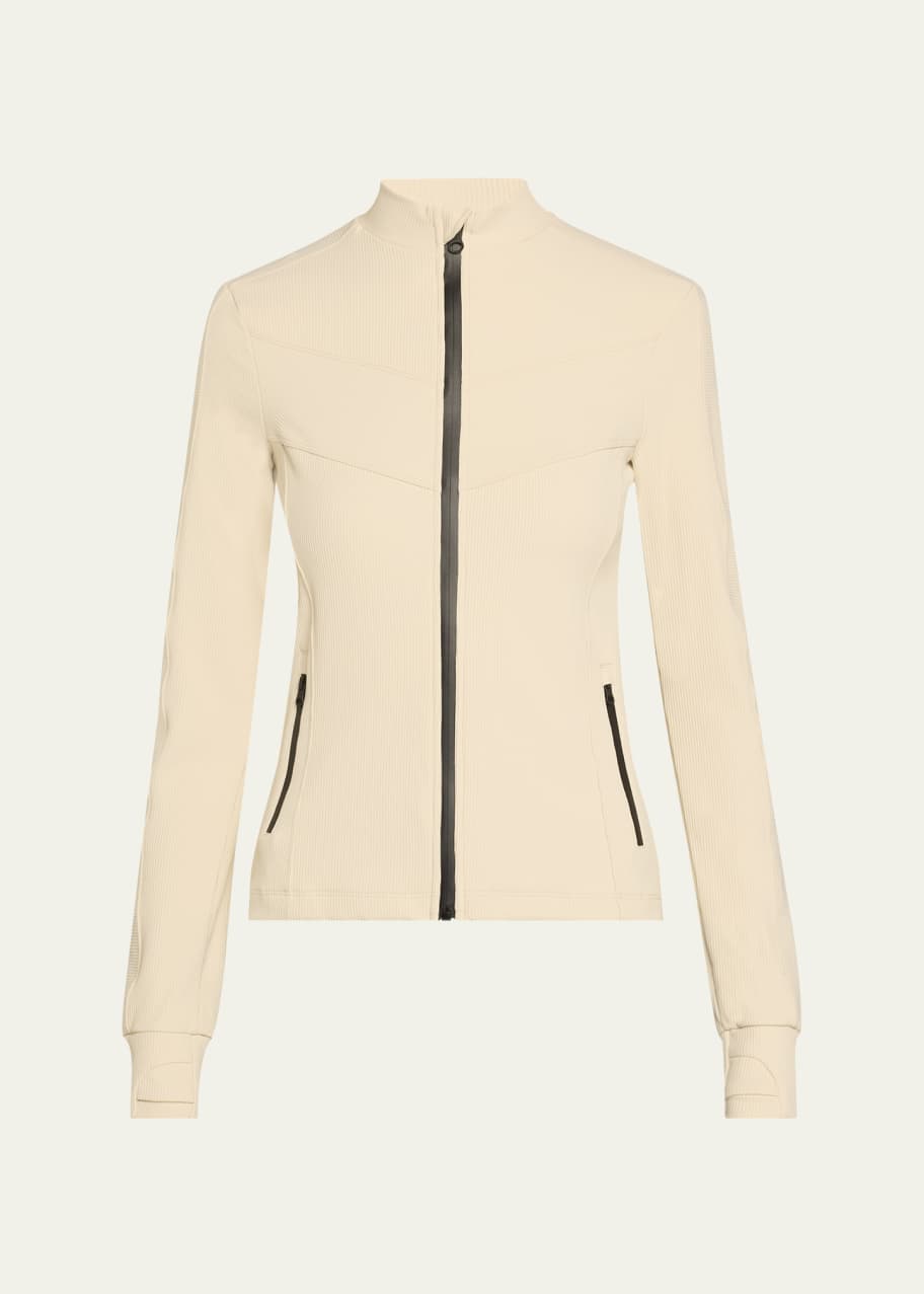 Image 1 of 1: Directional Rib Fitted Jacket