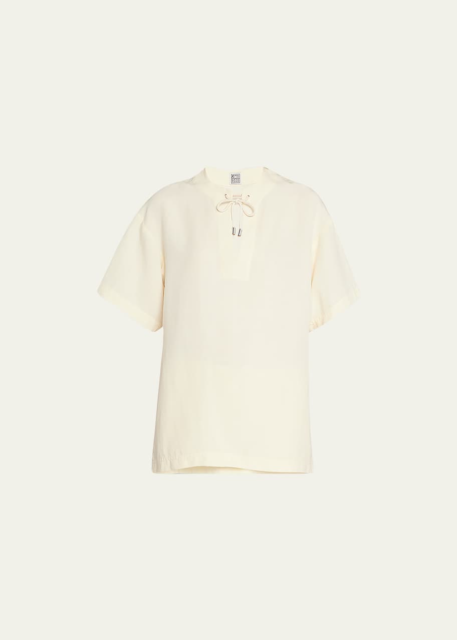 2024公式店舗 Top Tie Fluid Toteme - Goodman Bergdorf トップス