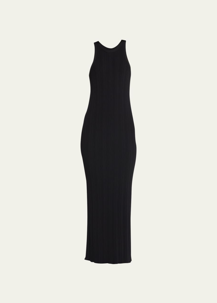 fbsh paradise knit dress Grove Ribbed Maxi Dress in Charcoal main image 1