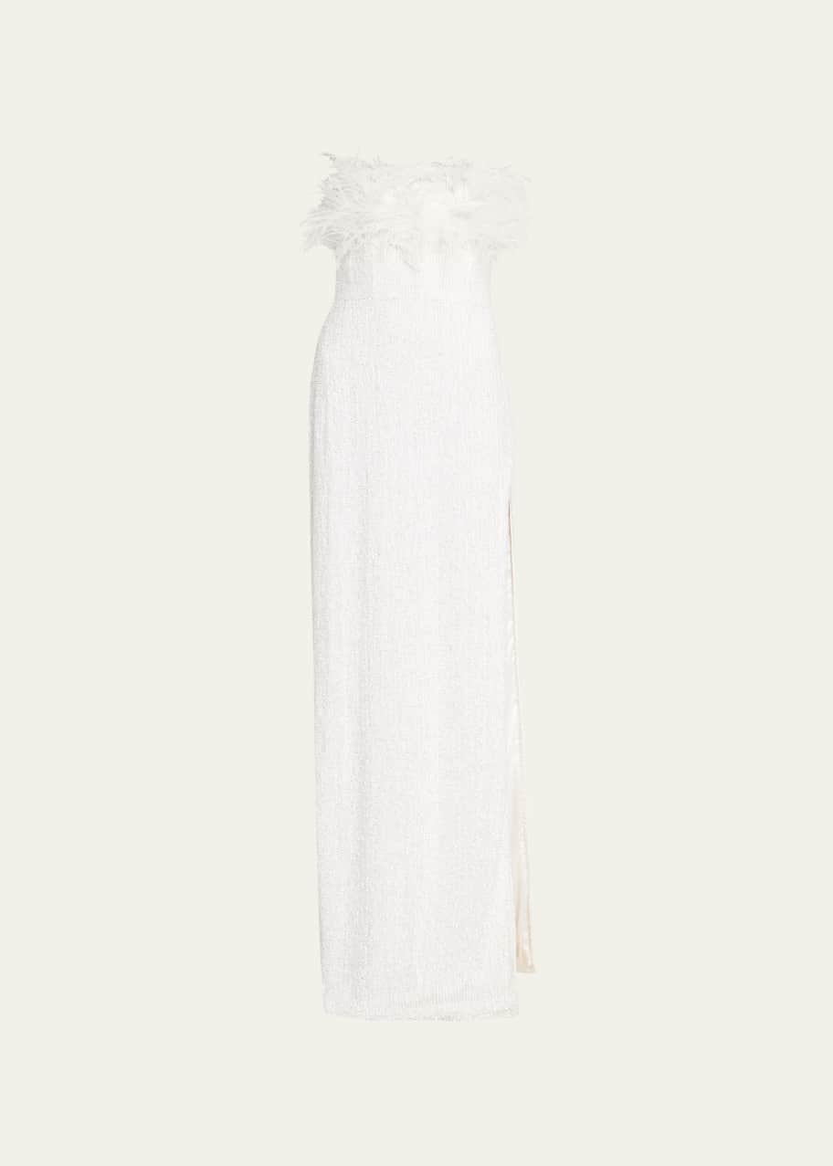 knee length dresses for ladies RETROFETE - PINK MAXI DRESS (Size Small) main image 0