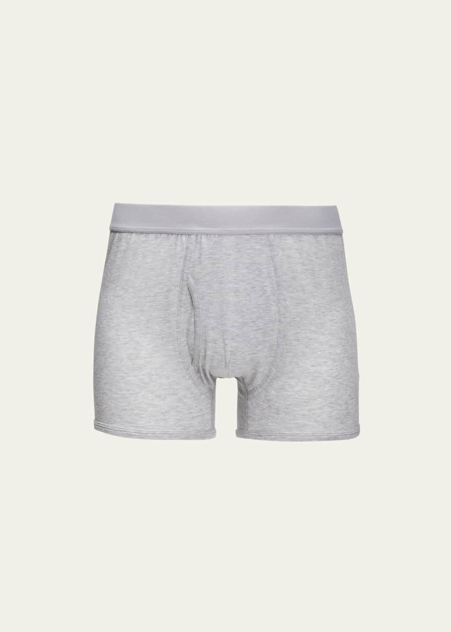 Image 1 of 1: Men's Pima Cotton-Stretch Trunks