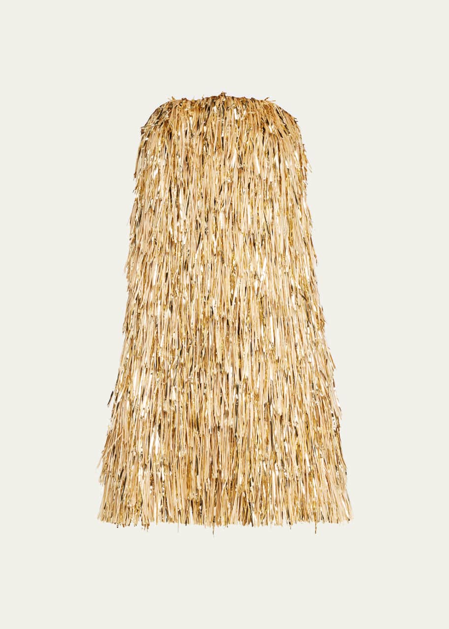 Jason Wu Collection Strapless Tinsel Fringe Dress Bergdorf Goodman