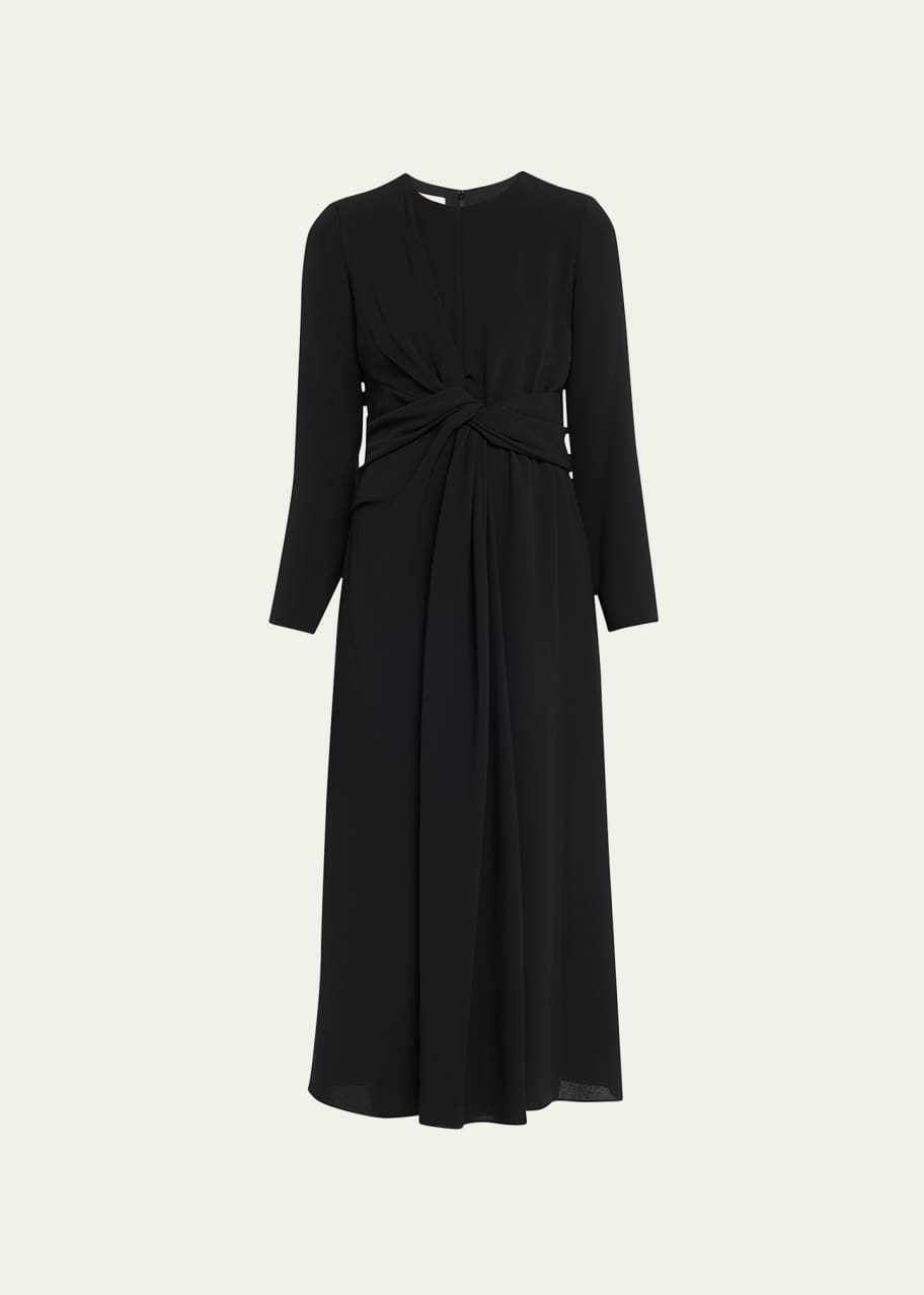 knee length dresses for ladies Berylove Women Black Tie Dress Off The Shoulder A Line Midi Formal Dress with Slit, Black / US4