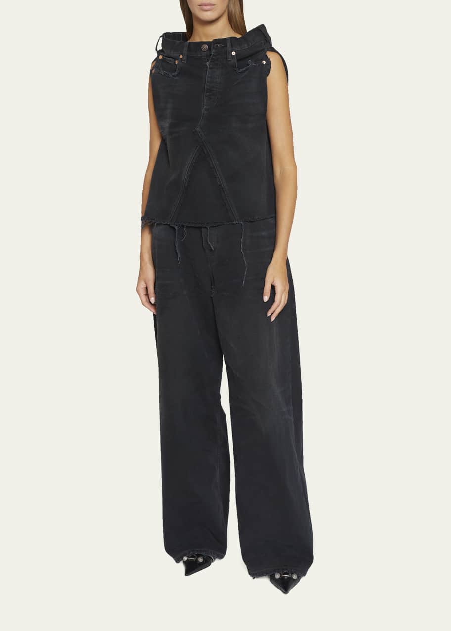 Balenciaga denim pants outlet
