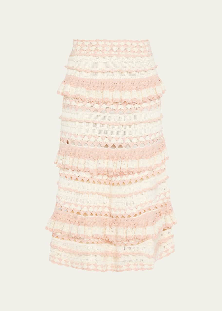 Zimmermann crochet skirt online