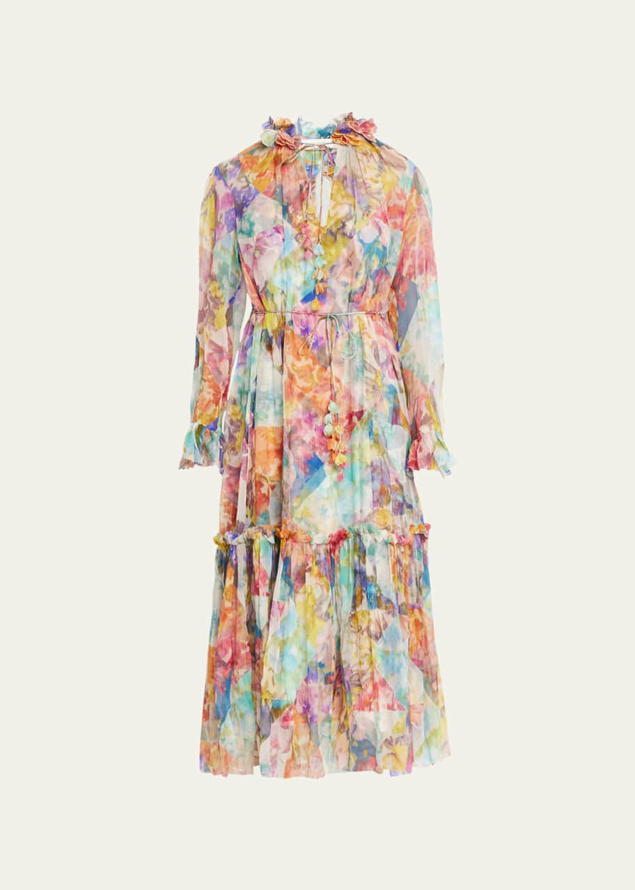 zimmermann high tide midi dress High Tide Printed Tubular Midi Dress