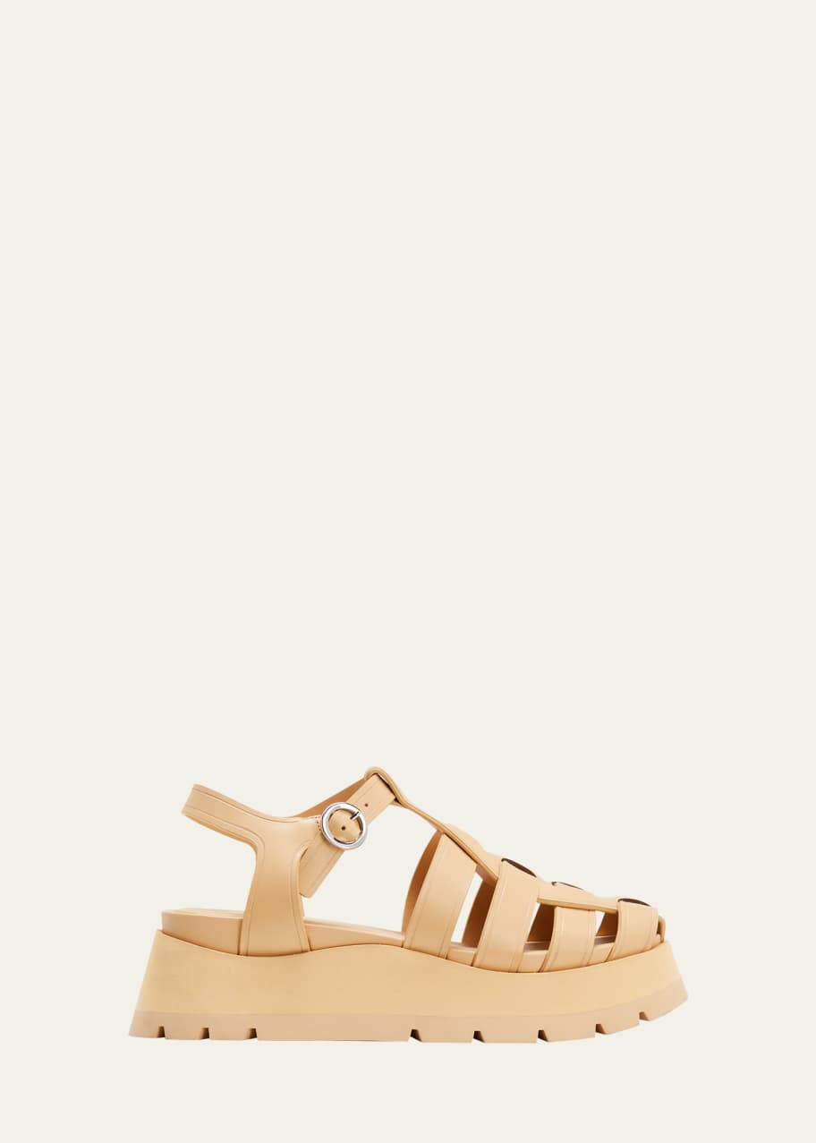 Phillip Lim Leather Platform Fisherman Sandals Bergdorf Goodman