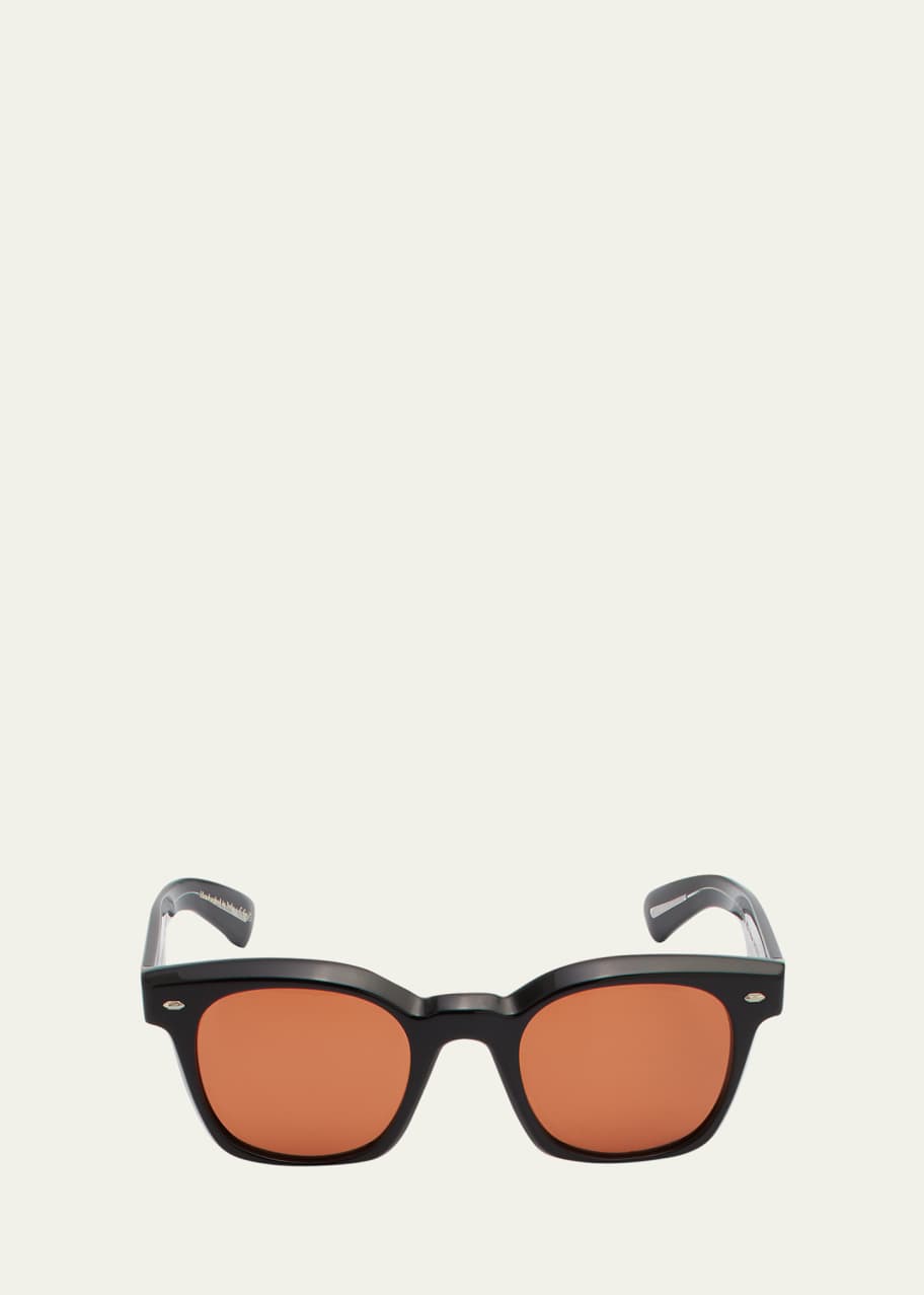 Oliver Peoples The Merceaux Square Sunglasses - Bergdorf Goodman