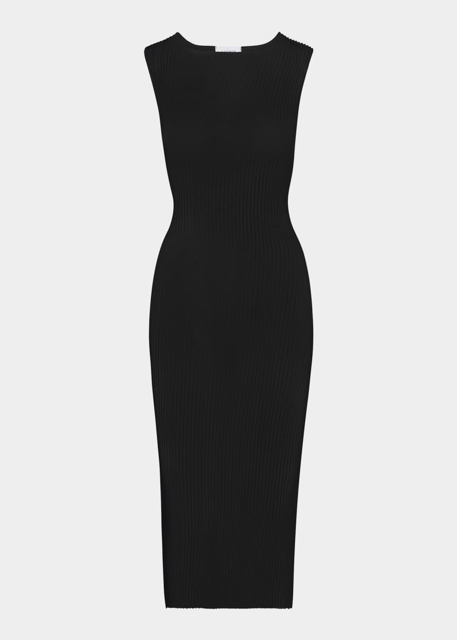open lace back dress Aster Knife Pleat Dress  AHMEV