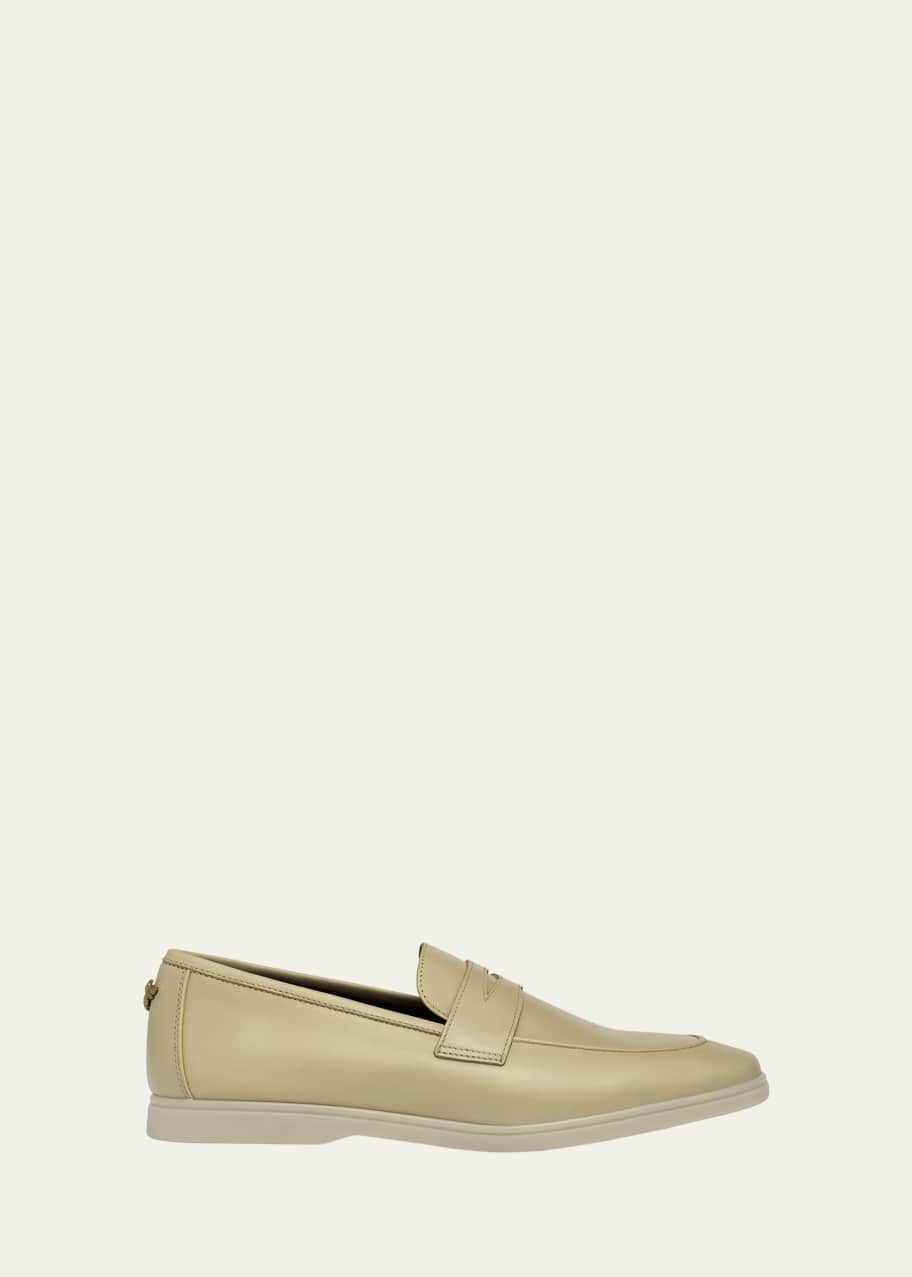 Bougeotte Leather Sporty Penny Loafers Bergdorf Goodman