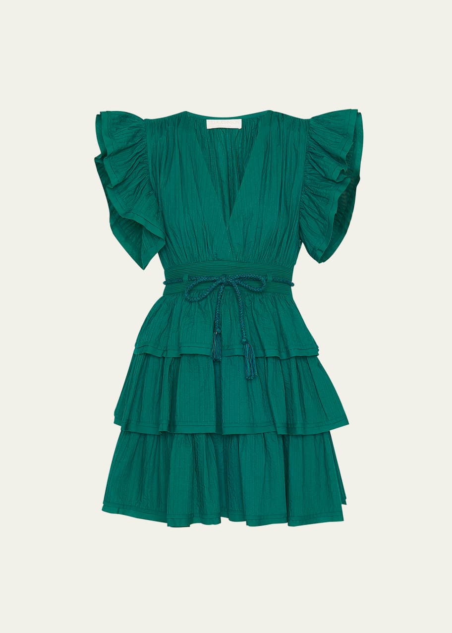 Ulla johnson cheap ruffle dress
