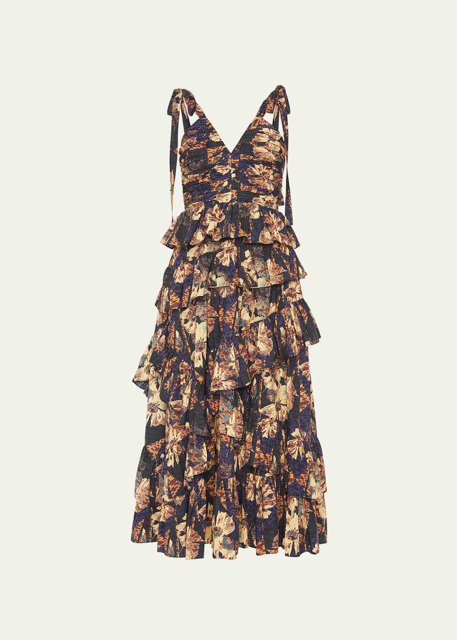 ulla johnson holiday dress Ulla Johnson | Women's Nova Dress in Red - Size 6 main image 1
