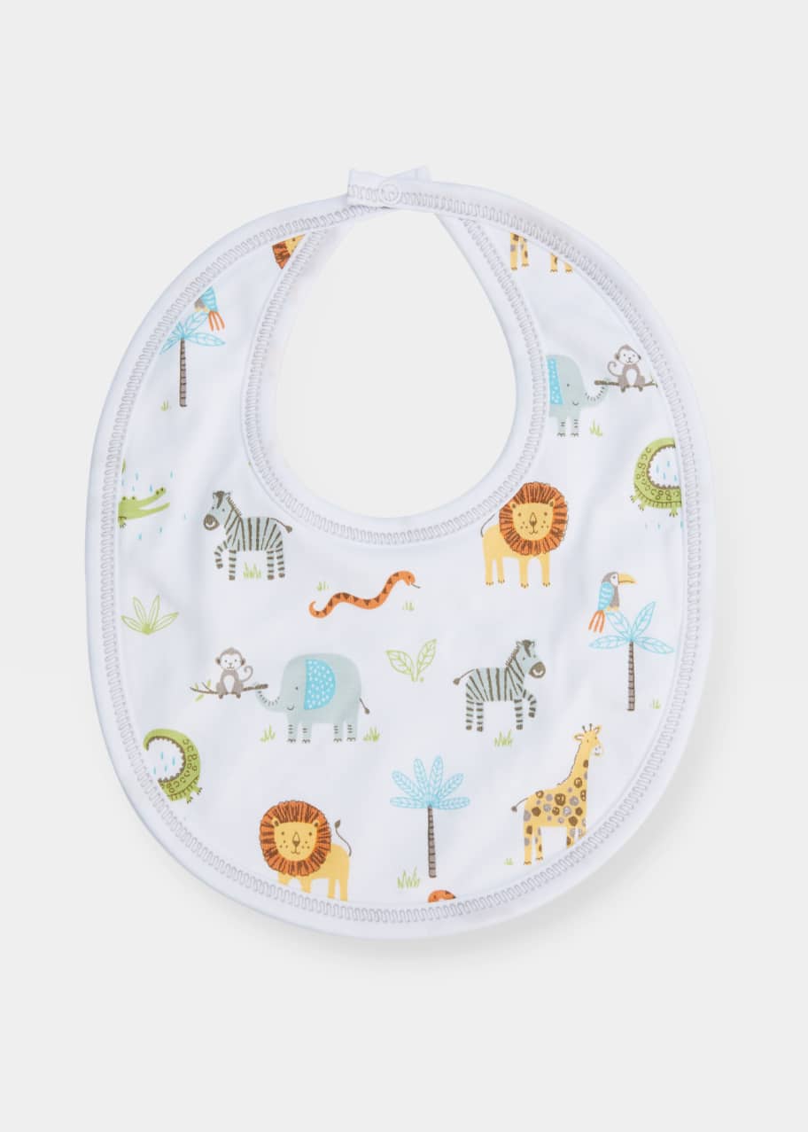 Kissy Kissy Kid's Joyful Jungle Bib Bergdorf Goodman