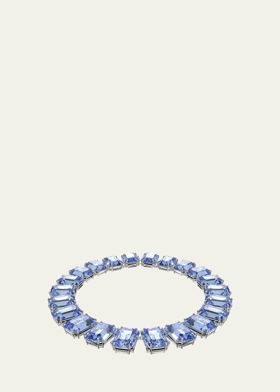 Image 1 of 1: Millenia Necklace with Octagon-Cut Stones, Blue