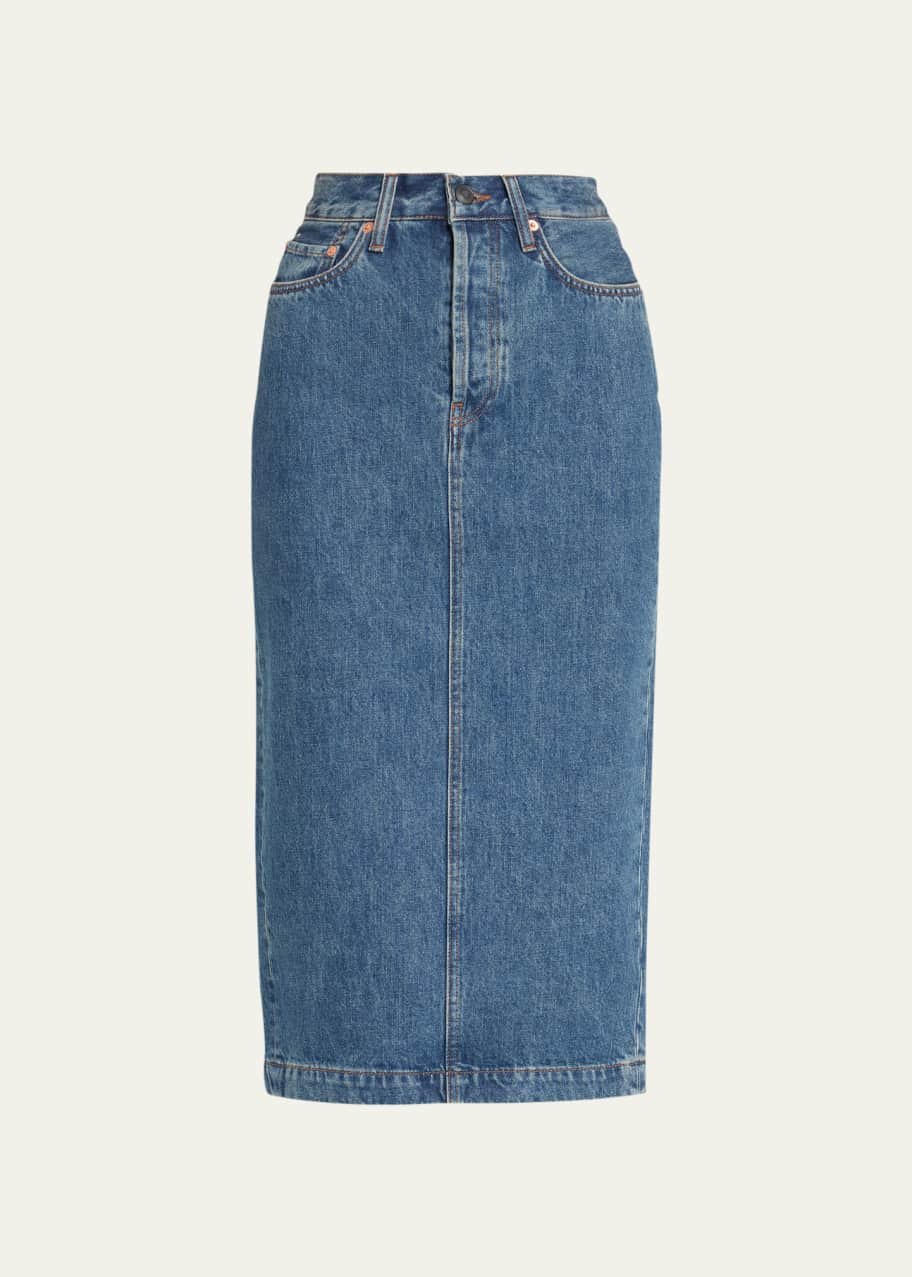 Wardrobe nyc denim midi skirt new arrivals