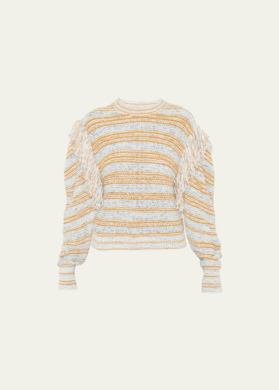 Ulla johnson clearance fringe sweater