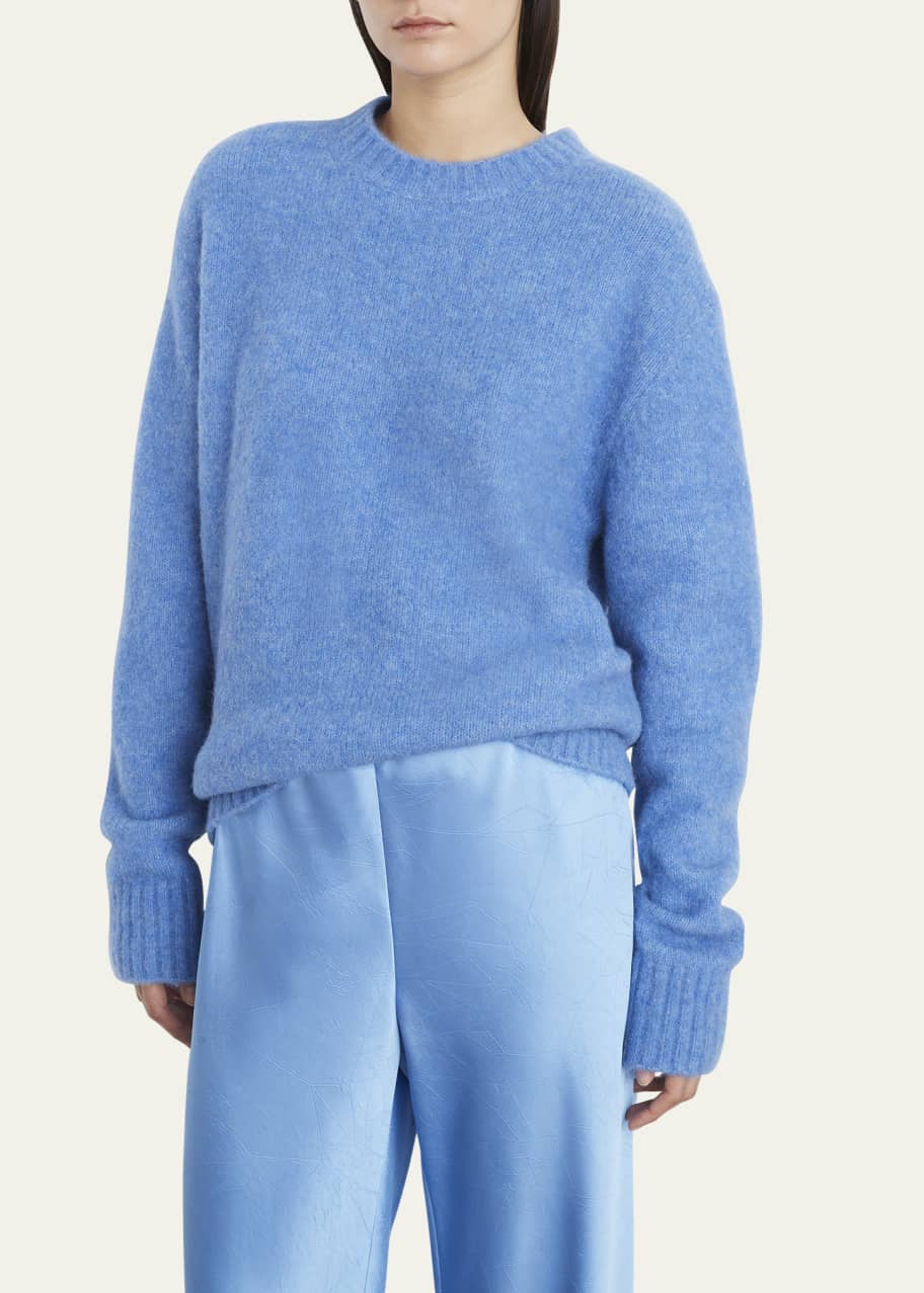 Vince Brushed Alpaca Blend Crewneck Sweater Bergdorf Goodman