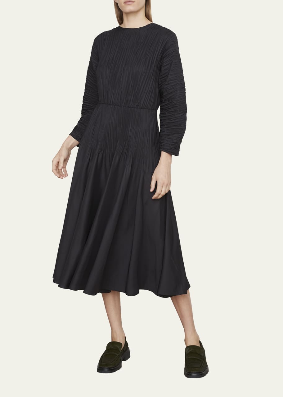 Boat neck midi dress clearance
