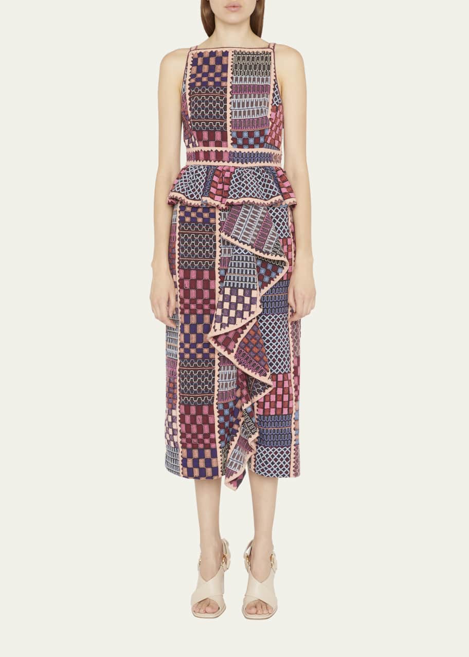 Ulla johnson patchwork dress on sale
