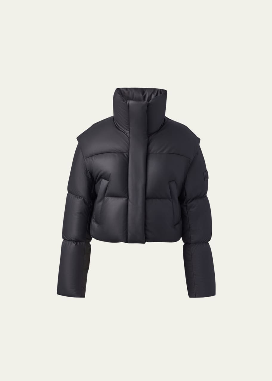 Mackage leather puffer new arrivals