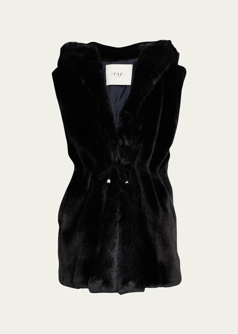 FAZ Skate Moss Faux Fur Gilet Bergdorf Goodman