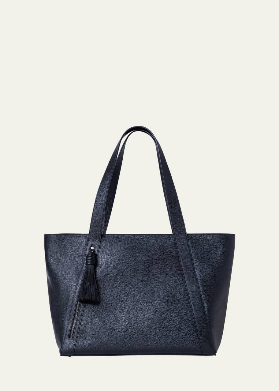 Akris Alexa Zip Leather Tote Bag - Bergdorf Goodman