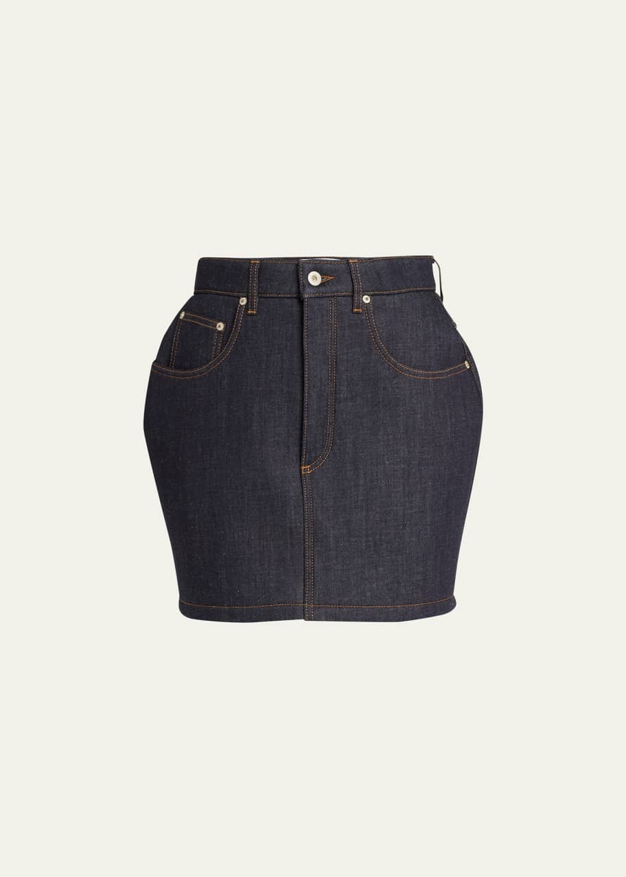 Loewe denim skirt sales