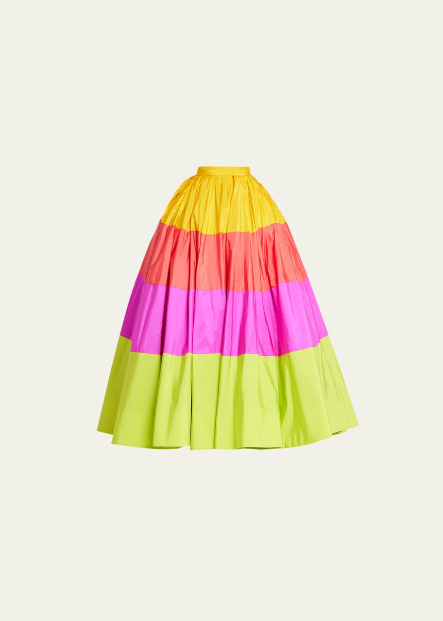 CHRISTOPHER JOHN ROGERS Colorblock Striped Ball Skirt - Bergdorf Goodman