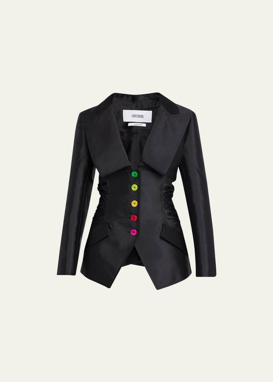 Image 1 of 1: Multi-Button Fitted Jacket