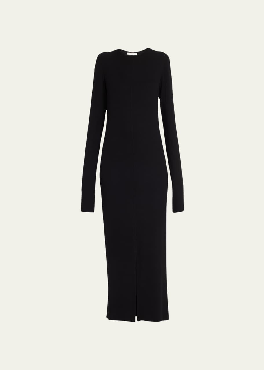 THE ROW Cinta Long-Sleeve Column Dress - Bergdorf Goodman