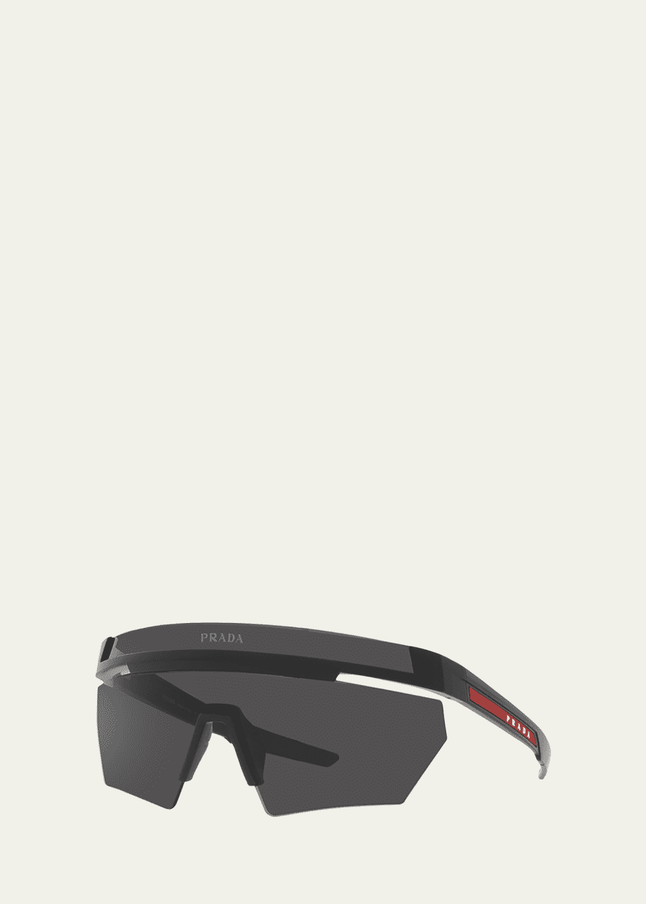 Prada shield sunglasses deals