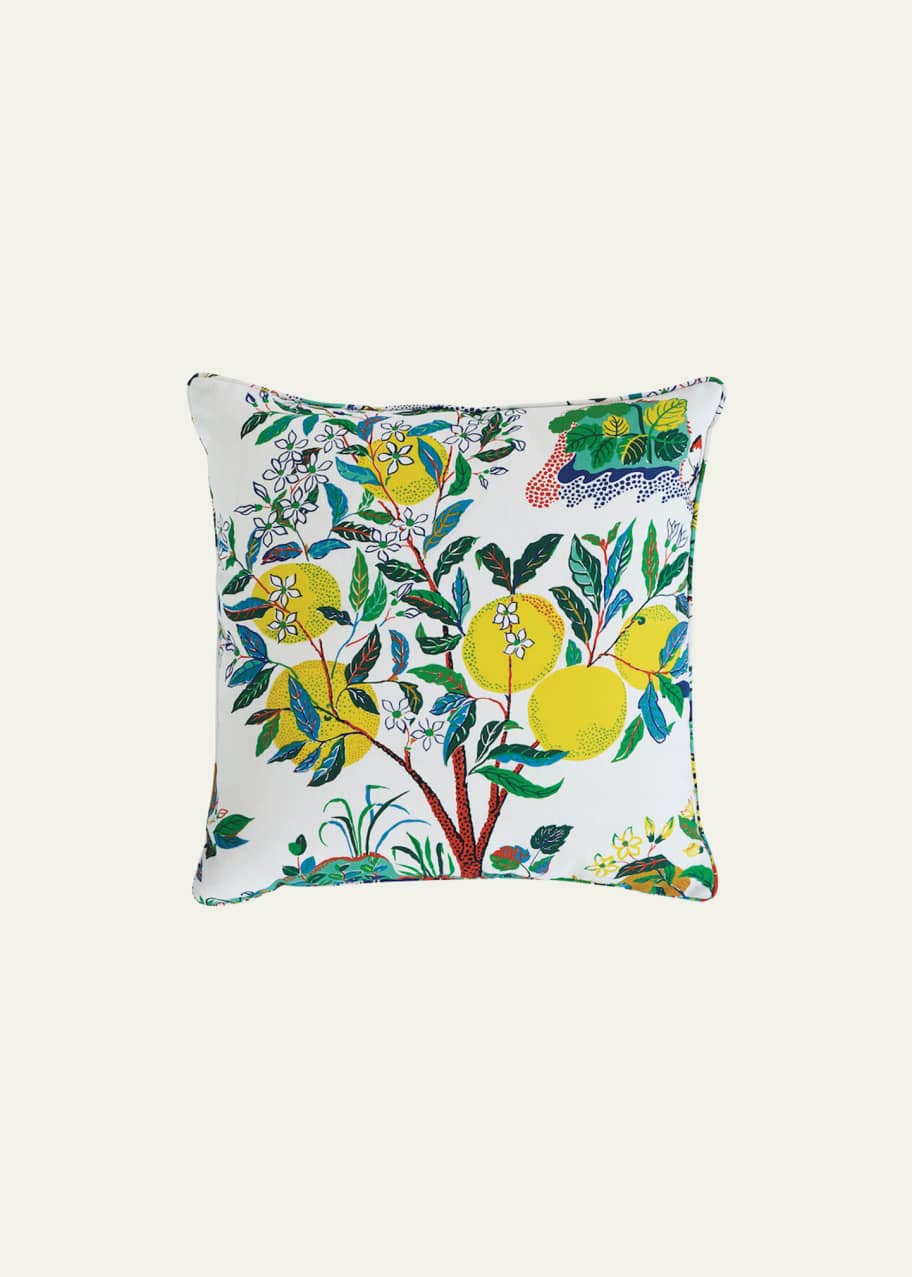 Image 1 of 1: Citrus Garden Indoor/Outdoor 22" Pillow