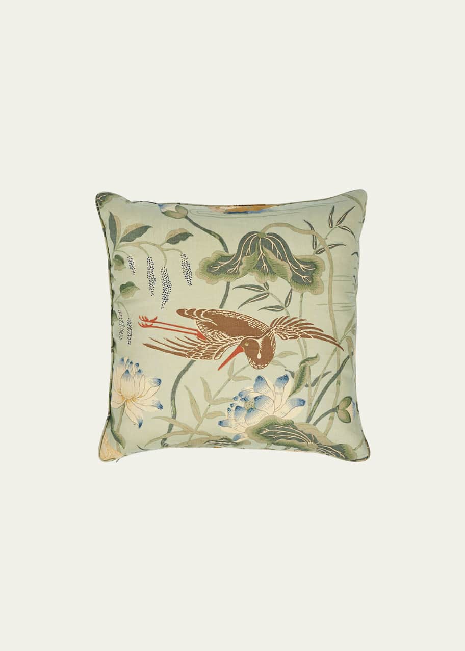 Image 1 of 1: Lotus Garden 22" Pillow