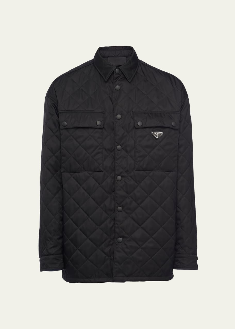 Prada padded nylon shirt best sale
