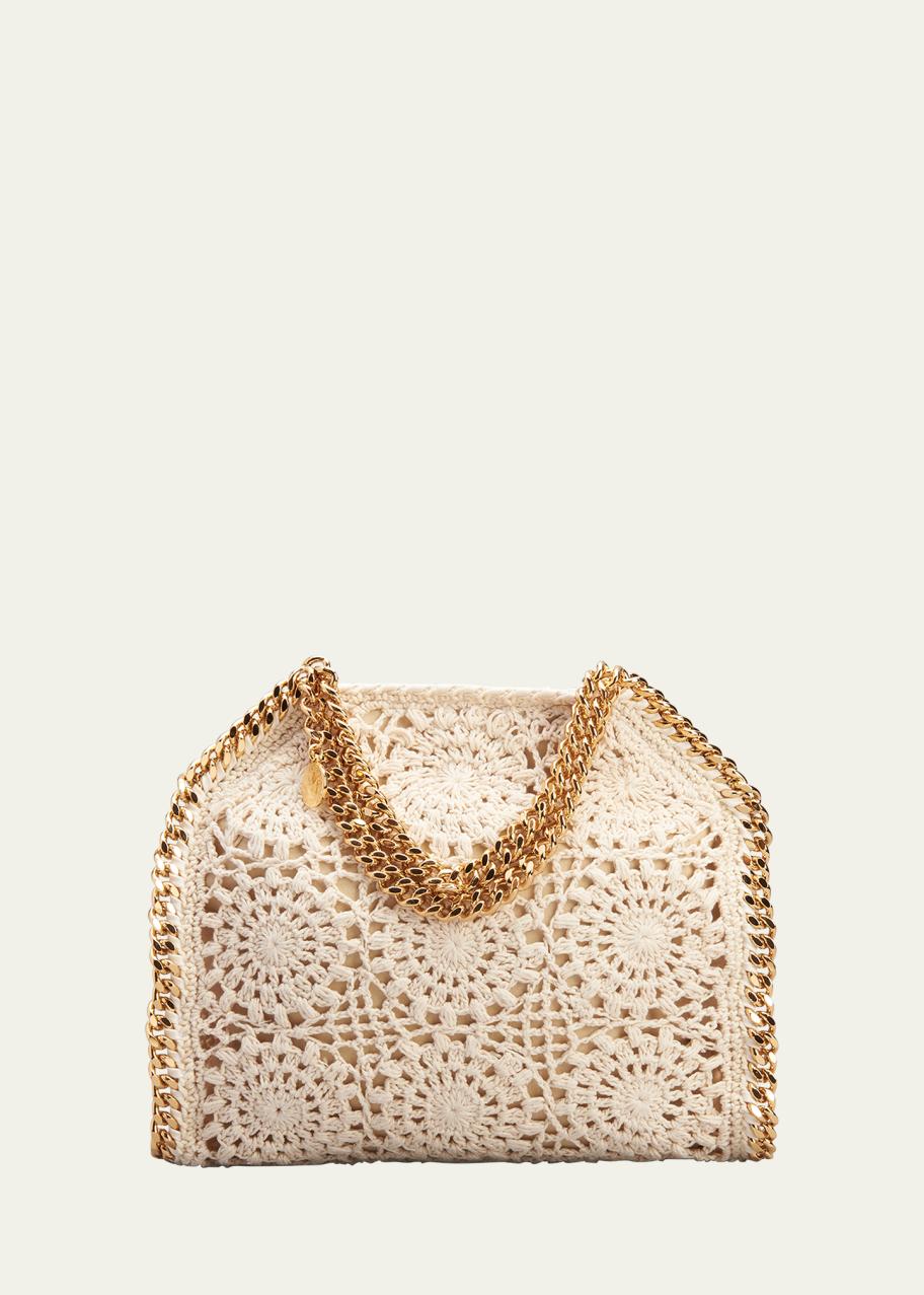 Stella McCartney Mini Crochet Cotton Chain Tote Bag - Bergdorf Goodman