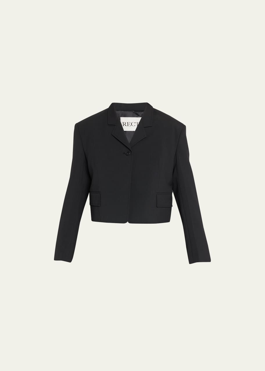 RECTO Classic Belted-Waist Cropped Jacket - Bergdorf Goodman