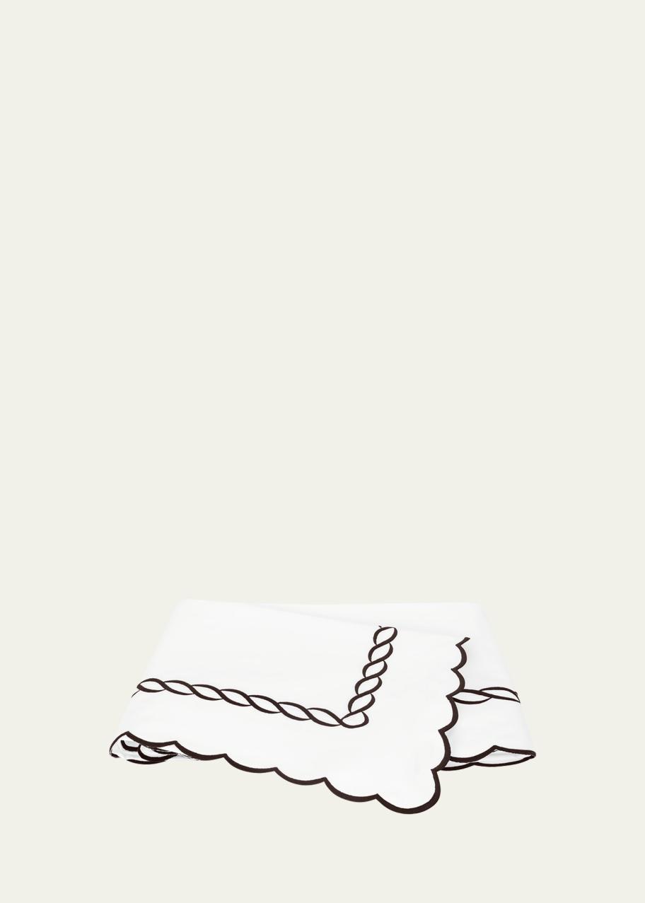 Matouk Classic Chain Scallop Flat Sheet - Full/Queen - Bergdorf Goodman