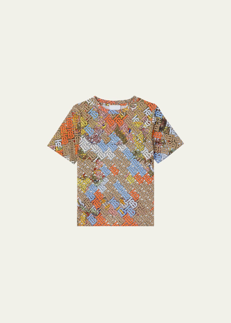 Monogram Tile Print T-Shirt Dress - Ready to Wear 1ABQF0