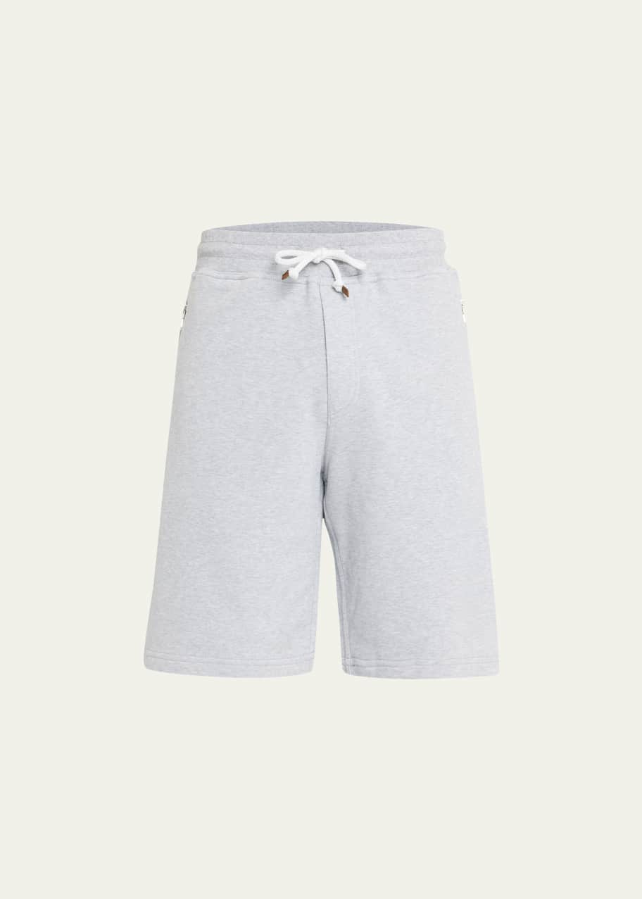 Men's Cotton Jersey Shorts with Pockets