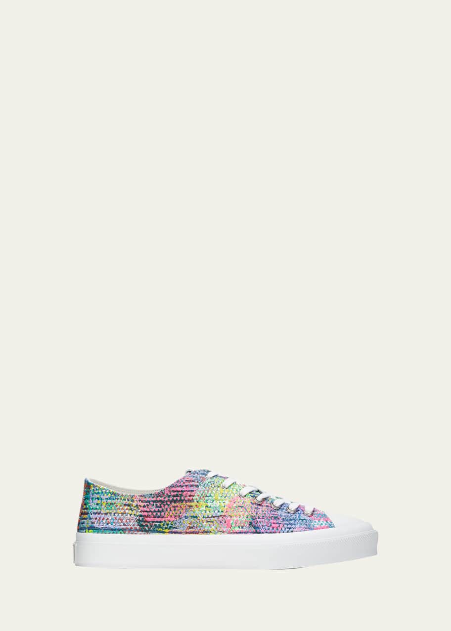 【GIVENCHY】4G CITY SNEAKES Givenchy High Sneakers City in 4G Jacquard | Saks Fifth Avenue