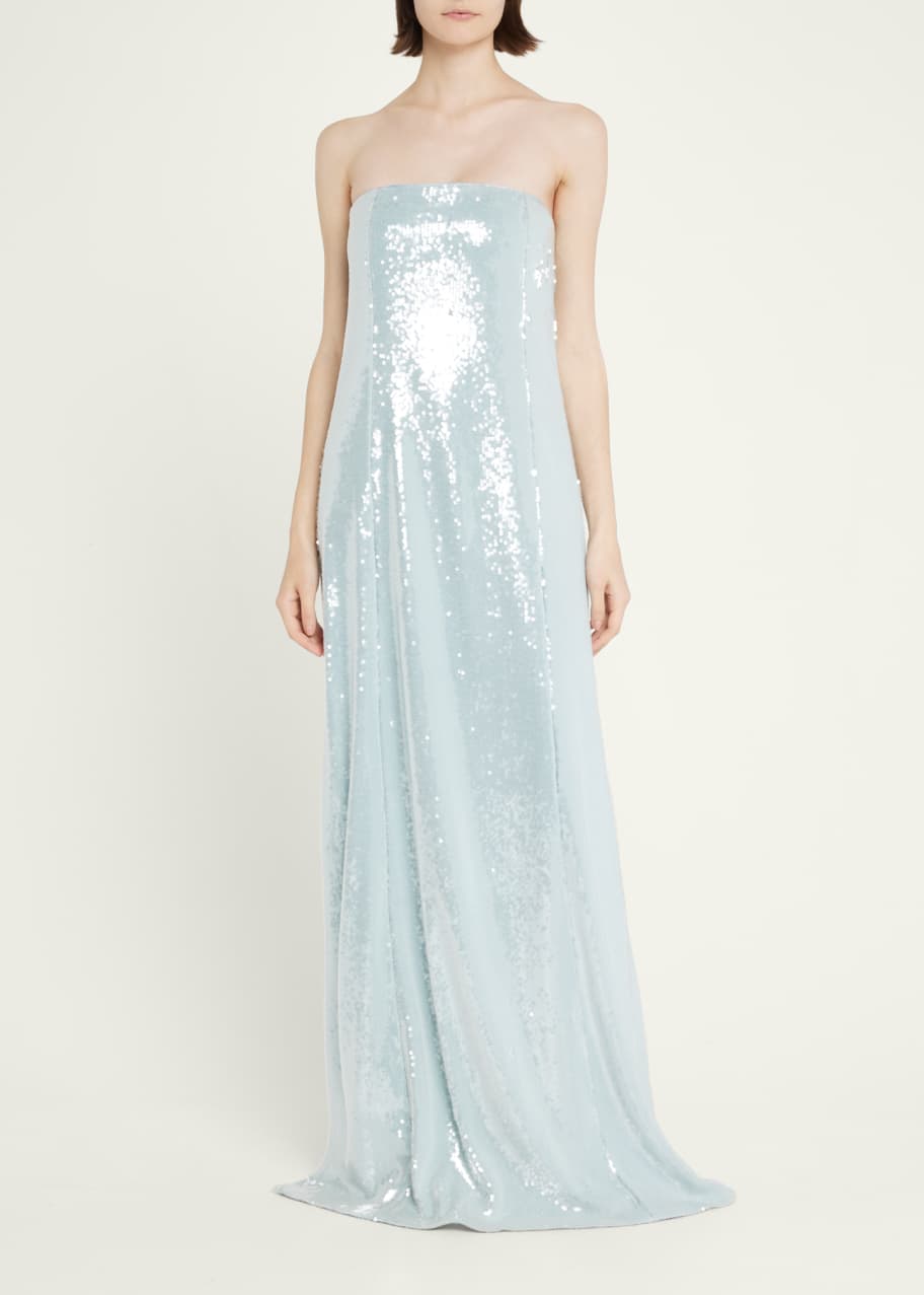 Cinq a sept strapless dress discount