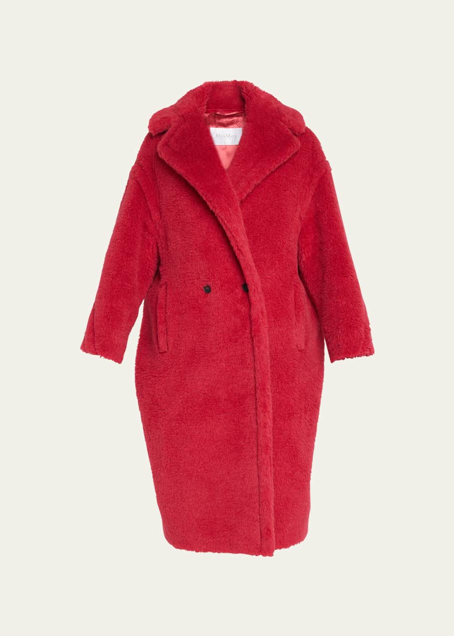 Max Mara Tedgirl Double Breasted Faux Fur Coat Bergdorf Goodman