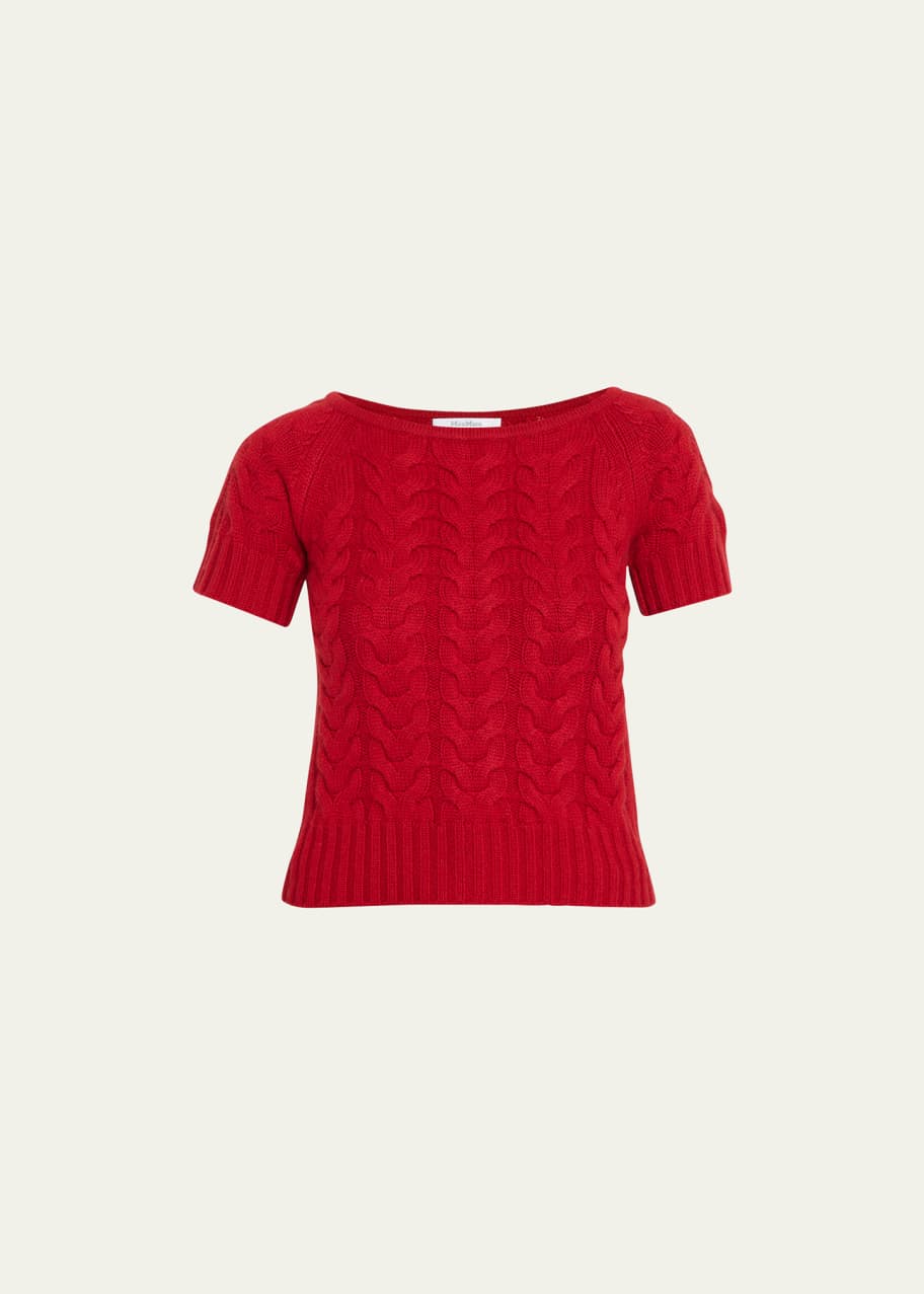 SM | Black Long Sleeve Cable Knit Top
