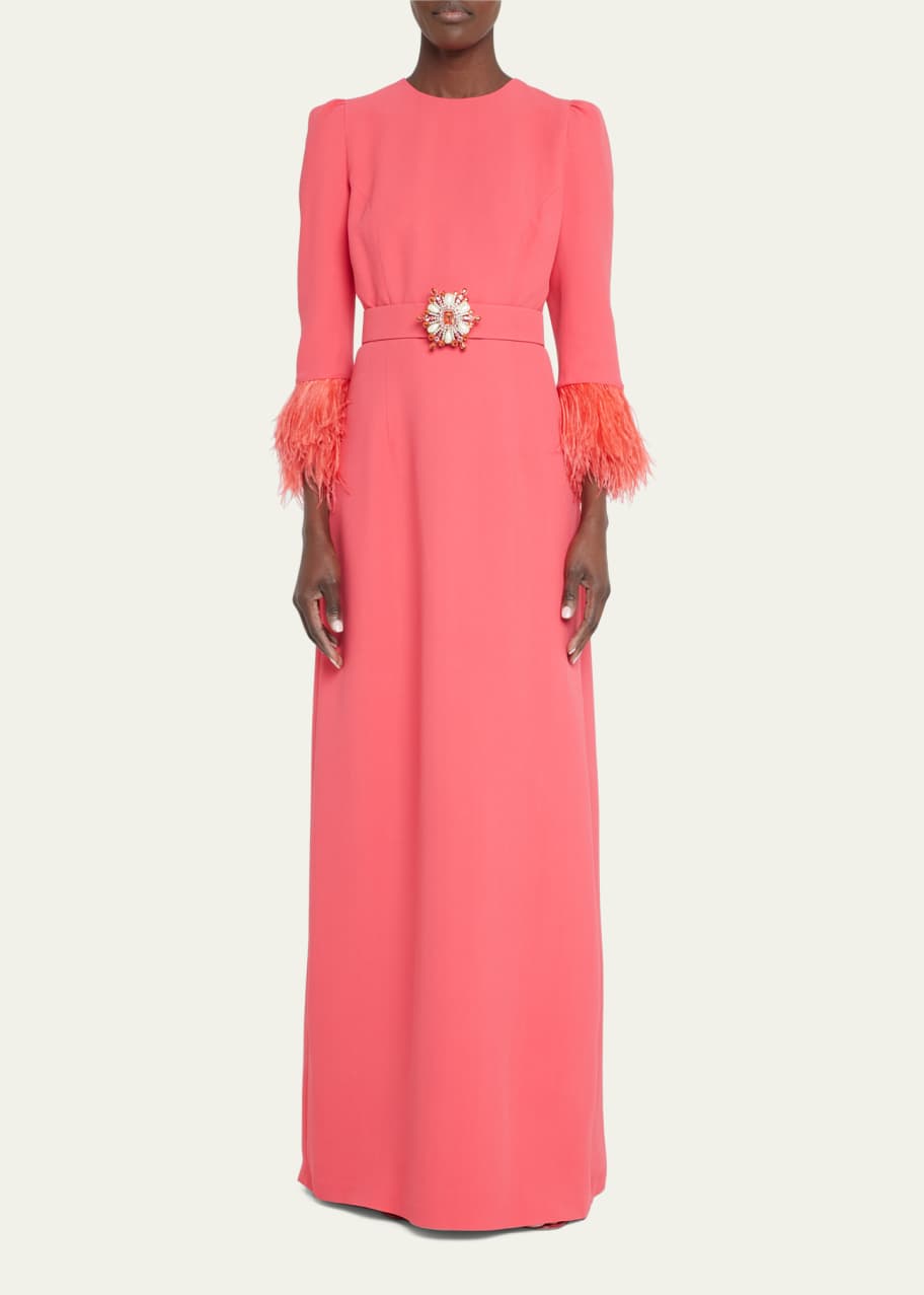 andrew gn pink dress $2245 Andrew GN Women's Pink Flounce-Hem Mini Dress Size 40